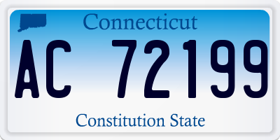 CT license plate AC72199