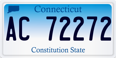 CT license plate AC72272