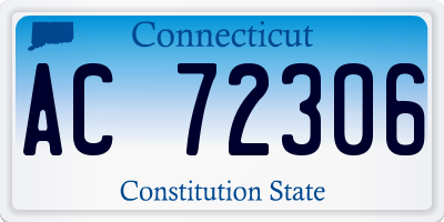 CT license plate AC72306