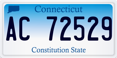 CT license plate AC72529