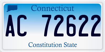 CT license plate AC72622