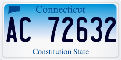 CT license plate AC72632