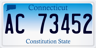 CT license plate AC73452