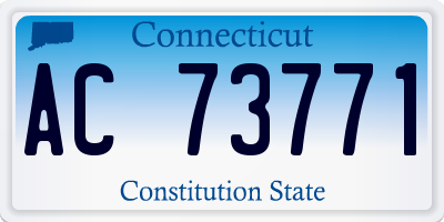 CT license plate AC73771