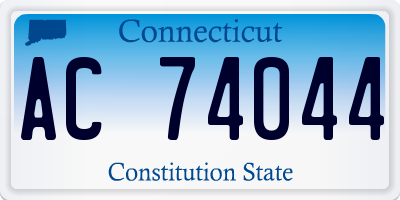 CT license plate AC74044