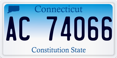 CT license plate AC74066