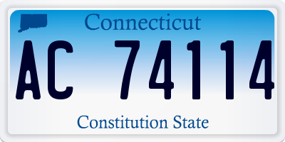 CT license plate AC74114