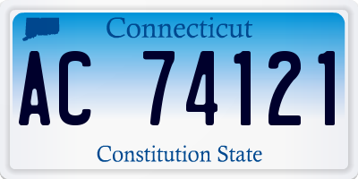 CT license plate AC74121