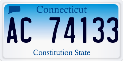 CT license plate AC74133