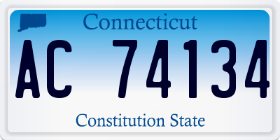 CT license plate AC74134