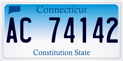 CT license plate AC74142