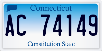 CT license plate AC74149