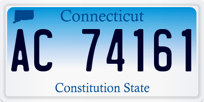 CT license plate AC74161
