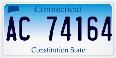 CT license plate AC74164