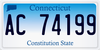 CT license plate AC74199