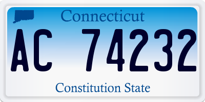 CT license plate AC74232