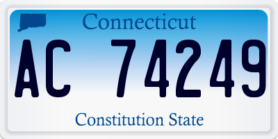 CT license plate AC74249