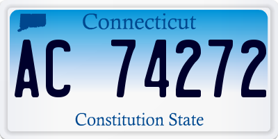 CT license plate AC74272