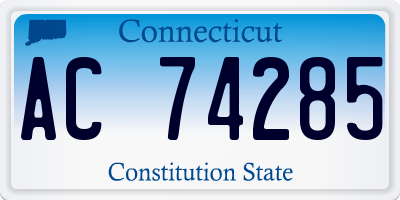 CT license plate AC74285