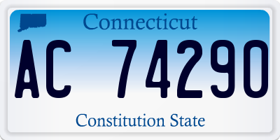 CT license plate AC74290