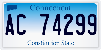 CT license plate AC74299