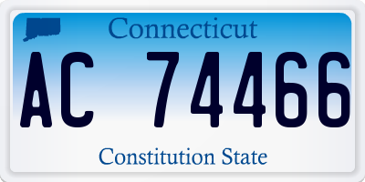 CT license plate AC74466