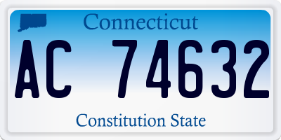 CT license plate AC74632