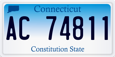 CT license plate AC74811
