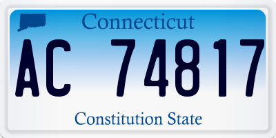CT license plate AC74817