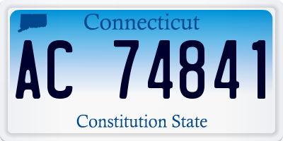 CT license plate AC74841