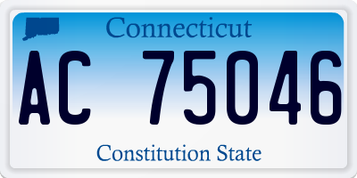 CT license plate AC75046