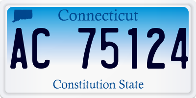 CT license plate AC75124