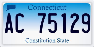 CT license plate AC75129