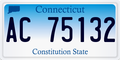 CT license plate AC75132