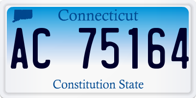 CT license plate AC75164