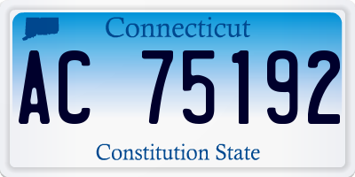 CT license plate AC75192