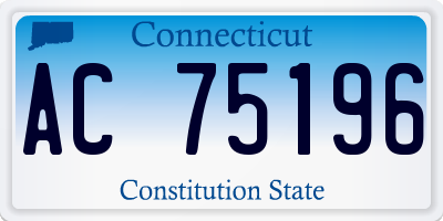 CT license plate AC75196
