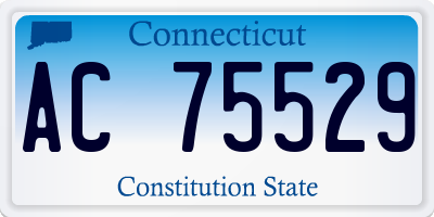 CT license plate AC75529