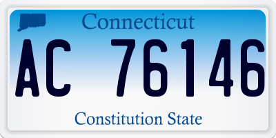 CT license plate AC76146