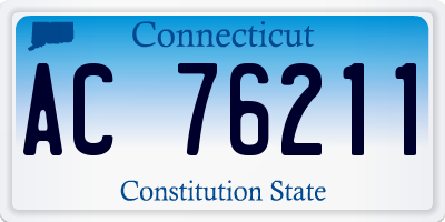 CT license plate AC76211