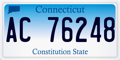 CT license plate AC76248