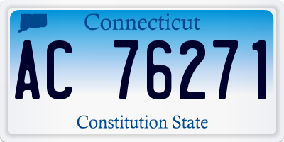 CT license plate AC76271
