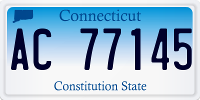 CT license plate AC77145