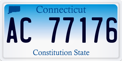 CT license plate AC77176