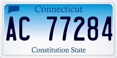 CT license plate AC77284