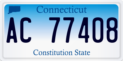 CT license plate AC77408