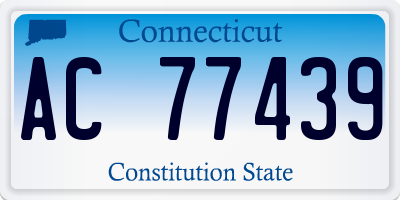 CT license plate AC77439