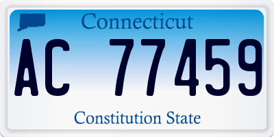 CT license plate AC77459