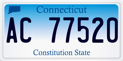 CT license plate AC77520