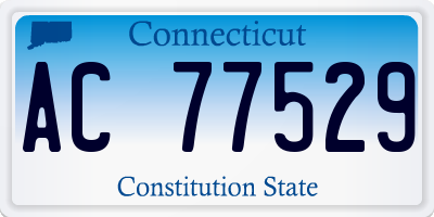 CT license plate AC77529